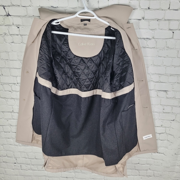 CALVIN KLEIN | removable lining button up trench coat - Picture 4 of 10